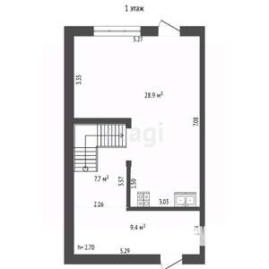 Таунхаус 147м², 3-этажный, участок 2 сот.