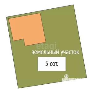 Дом 103м², 2-этажный, участок 5 сот.