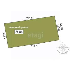 Дача 120м², 1-этажный, участок 8 сот.