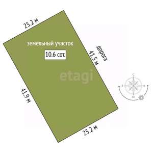 Дача 96м², 1-этажный, участок 10 сот.