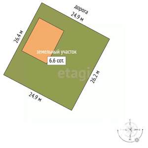 Дом 140м², 1-этажный, участок 7 сот.  