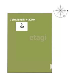 Дача 78м², 2-этажный, участок 6 сот.  