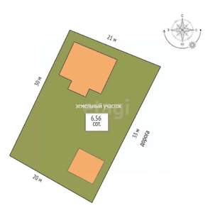 Дом 154м², 2-этажный, участок 7 сот.  