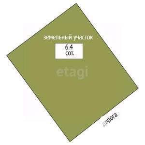 Дом 120м², 2-этажный, участок 6 сот.  