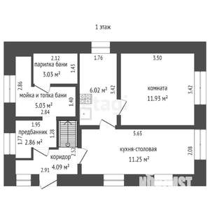 Дача 81м², 2-этажный, участок 5 сот.  