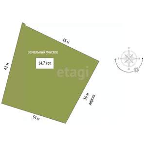 Дом 150м², 2-этажный, участок 15 сот.  