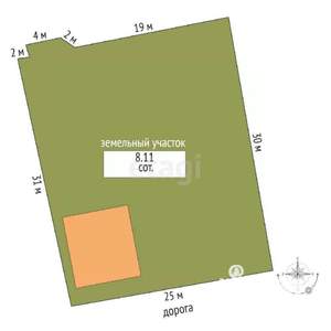 Дача 140м², 2-этажный, участок 10 сот.  