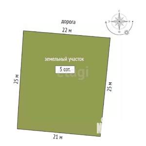 Дача 100м², 2-этажный, участок 5 сот.  