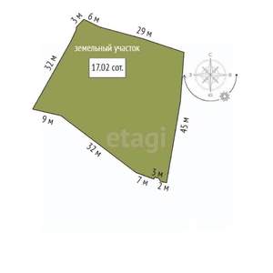 Дом 150м², 1-этажный, участок 17 сот.  