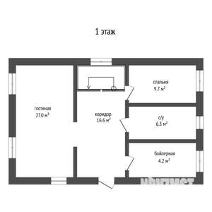 Коттедж 145м², 2-этажный, участок 6 сот.  