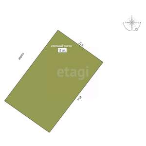 Дача 41м², 1-этажный, участок 11 сот.  