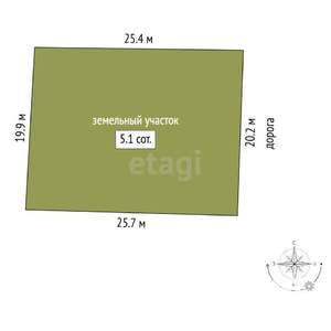 Дача 69м², 2-этажный, участок 5 сот.  