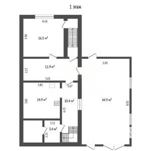 Дача 213м², 1-этажный, участок 5 сот.  