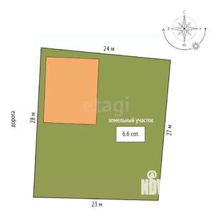 Дом 144м², 2-этажный, участок 7 сот.  