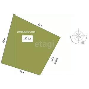Дом 150м², 2-этажный, участок 15 сот.  