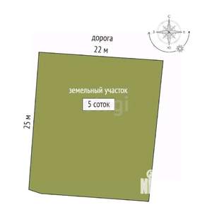 Дача 60м², 2-этажный, участок 6 сот.  