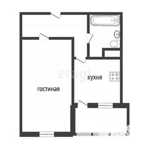 1-к квартира, на длительный срок, 37м2, 3/9 этаж