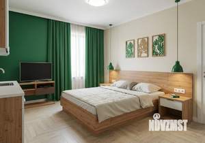 Студия квартира, посуточно, 25м2, 15/17 этаж