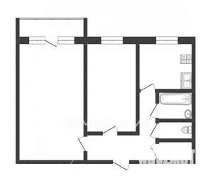 2-к квартира, на длительный срок, 45м2, 5/5 этаж