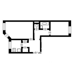 2-к квартира, на длительный срок, 57м2, 1/9 этаж
