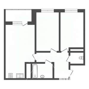 2-к квартира, на длительный срок, 58м2, 5/14 этаж
