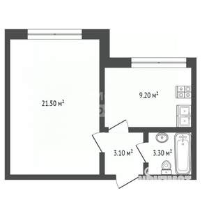 1-к квартира, на длительный срок, 41м2, 3/5 этаж