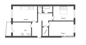 3-к квартира, на длительный срок, 72м2, 3/5 этаж