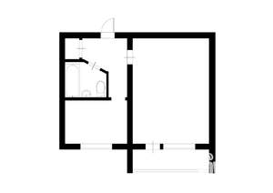 1-к квартира, на длительный срок, 29м2, 2/5 этаж