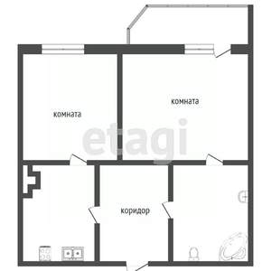 2-к квартира, вторичка, 44м2, 15/17 этаж
