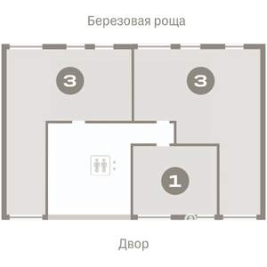 1-к квартира, вторичка, 37м2, 7/9 этаж