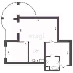 2-к квартира, вторичка, 67м2, 3/10 этаж