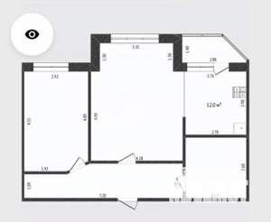 2-к квартира, вторичка, 59м2, 4/5 этаж