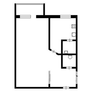 1-к квартира, вторичка, 32м2, 4/5 этаж