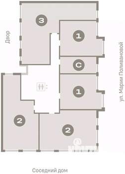 3-к квартира, вторичка, 94м2, 5/9 этаж