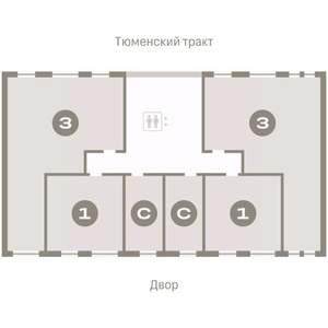 1-к квартира, вторичка, 45м2, 3/17 этаж