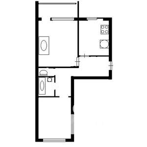2-к квартира, вторичка, 55м2, 7/10 этаж