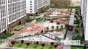 2-к квартира, строящийся дом, 59м2, 6/16 этаж