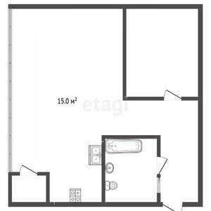 1-к квартира, вторичка, 47м2, 11/22 этаж