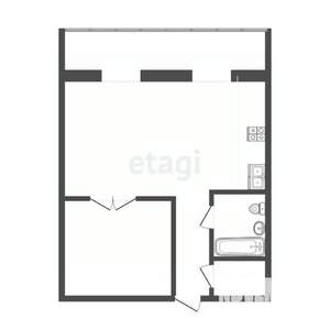 1-к квартира, вторичка, 44м2, 13/14 этаж