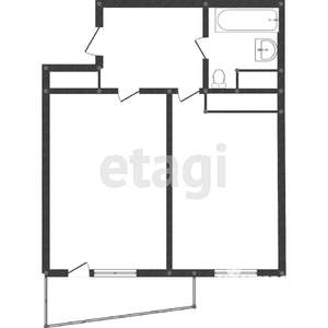 1-к квартира, вторичка, 43м2, 4/18 этаж
