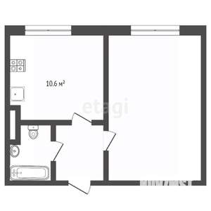 1-к квартира, вторичка, 36м2, 9/24 этаж