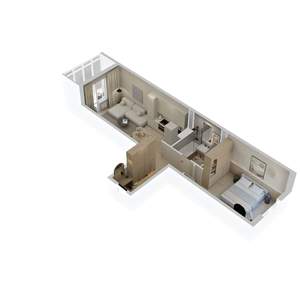 1-к квартира, вторичка, 48м2, 9/23 этаж