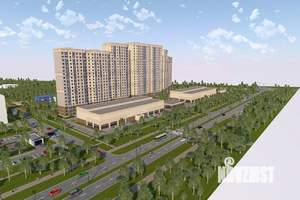 1-к квартира, строящийся дом, 48м2, 1/22 этаж
