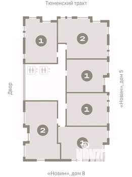 2-к квартира, вторичка, 73м2, 14/17 этаж