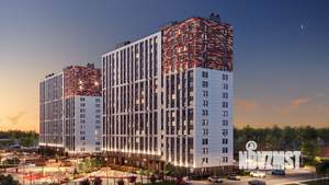 1-к квартира, строящийся дом, 43м2, 7/16 этаж