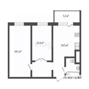 2-к квартира, вторичка, 67м2, 11/18 этаж