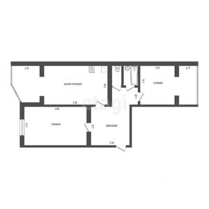 2-к квартира, вторичка, 72м2, 5/9 этаж