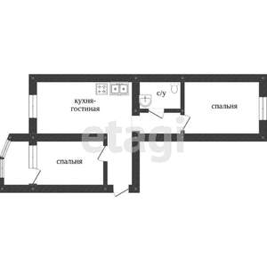 2-к квартира, вторичка, 68м2, 5/17 этаж