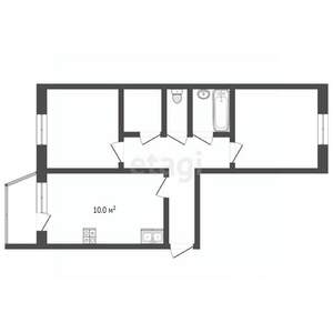 2-к квартира, вторичка, 67м2, 15/17 этаж