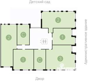 Студия квартира, сданный дом, 38м2, 5/17 этаж